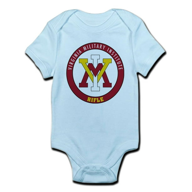 CafePress Virginia Military Institute Cute Infant Bodysuit Baby Romper Sky Blue